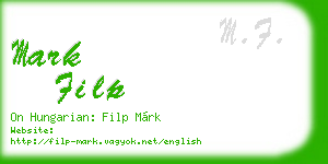 mark filp business card